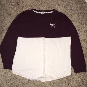 Pink Sweater style long sleeve shirt